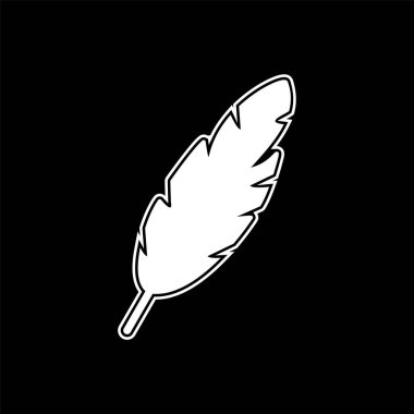 Kaligrafi Simgesi Moda Biçiminde İzole Arkaplan      