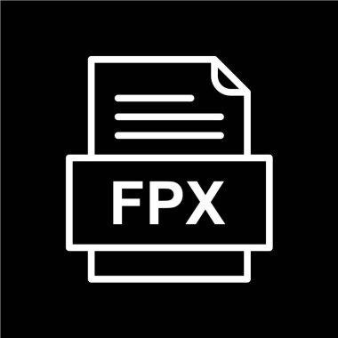 dosya biçimi simgesi, vektör illüstrasyonu