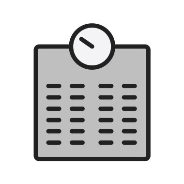 belge simgesi vektör illüstrasyonu