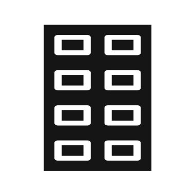  Gıda ve içecek Web ikonu vektör illüstrasyonu