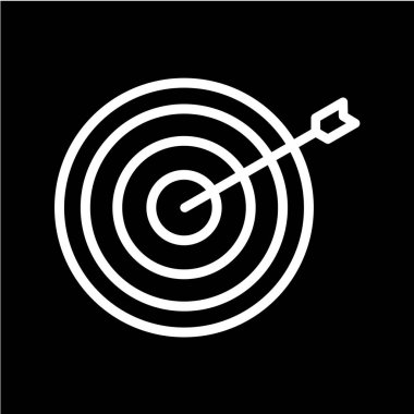 hedef simge vektör illüstrasyonu