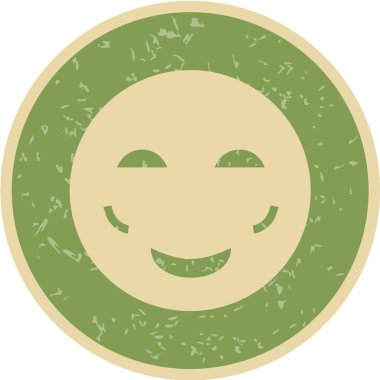 Moda Biçimli Emoji Simgesi İzole Arkaplan 