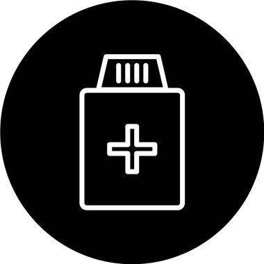 tıbbi simge vektör illüstrasyonu