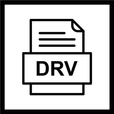 dosya biçimi simgesi, vektör illüstrasyonu