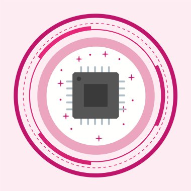minimalist vektör illüstrasyonu, uygulama simgesi
