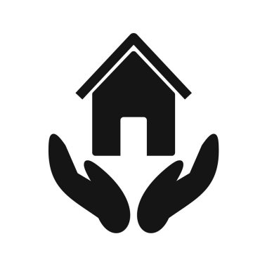 Emlak simgesi vektör illüstrasyonu 