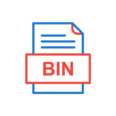 dosya biçimi simgesi, vektör illüstrasyonu