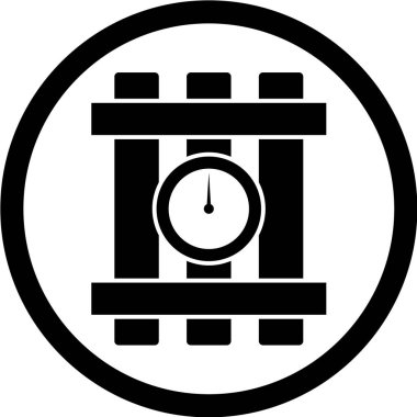 Çalar saat simgesi. vektör illüstrasyonu