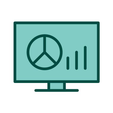 seo modern simgesinin vektör illüstrasyonu