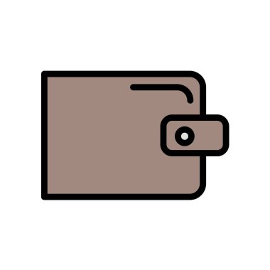 cüzdan simgesi vektör illüstrasyon grafik tasarımı