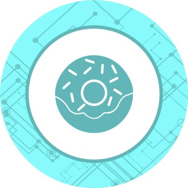 Gıda Web ikonu vektör illüstrasyonu 