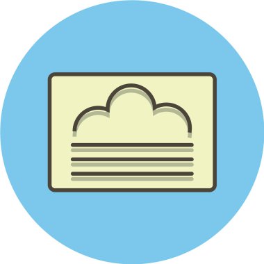 minimalist vektör illüstrasyonu, uygulama simgesi