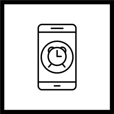 Modern akıllı telefon simgesinin vektör çizimi