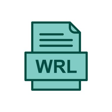 dosya biçimi simgesi, vektör illüstrasyonu