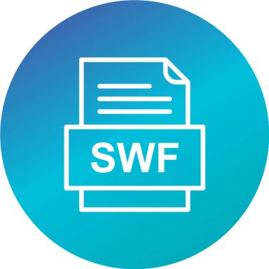 tipik dosya biçimi vektör illüstrasyonu 