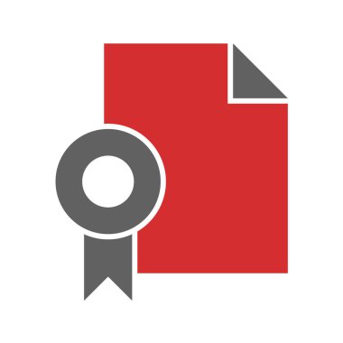 dosya belgesi simgesi, vektör illüstrasyonu