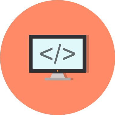 Düz vektör simgesini izle