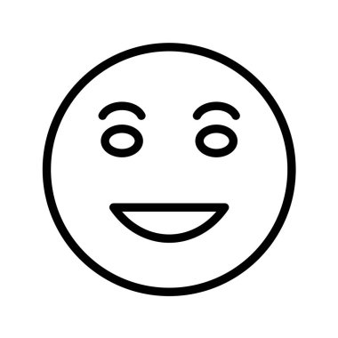 Moda Biçimli Emoji Simgesi İzole Arkaplan 