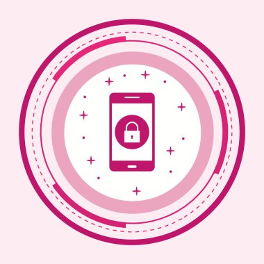 Mobil Uygulama Simgesini Moda Biçiminde İzole Olarak Kilitle