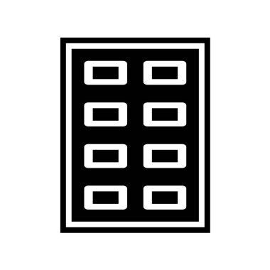 Gıda Web ikonu vektör illüstrasyonu 