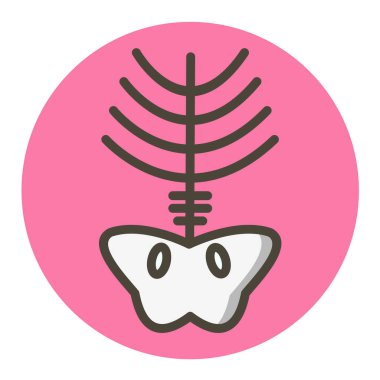 tıbbi düz simge, vektör iilüstrasyonu