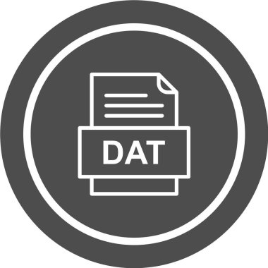 belge vektör simgesi. dosya uzantısı işareti.