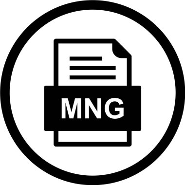 dosya biçimi simgesi, vektör illüstrasyonu