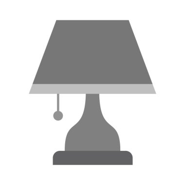 Moda Biçimli Lamba Simgesi İzole Arkaplan