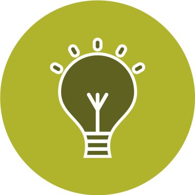 ampul vektör simgesi