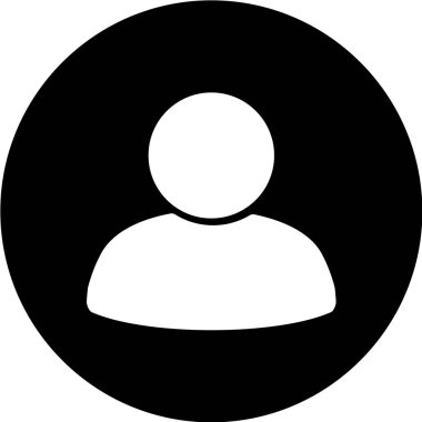 kullanıcı simgesi, vektör illüstrasyonu. düz tasarım biçimi