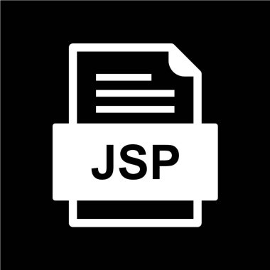 dosya biçimi simgesi, vektör illüstrasyonu