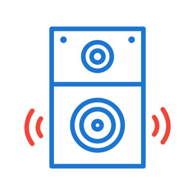 Moda Biçimli Sözcü Simgesi İzole Arkaplan