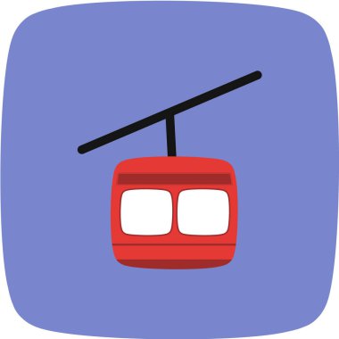 Web ve mobil için kırmızı vektör simgesi