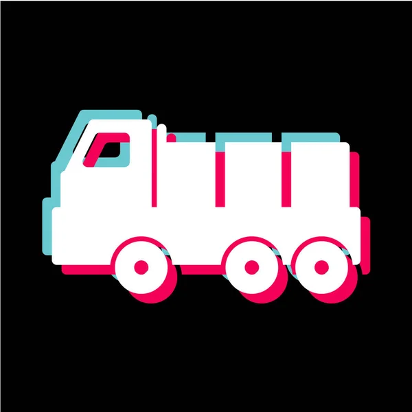 Vector Illustration Truck — Stock Vector