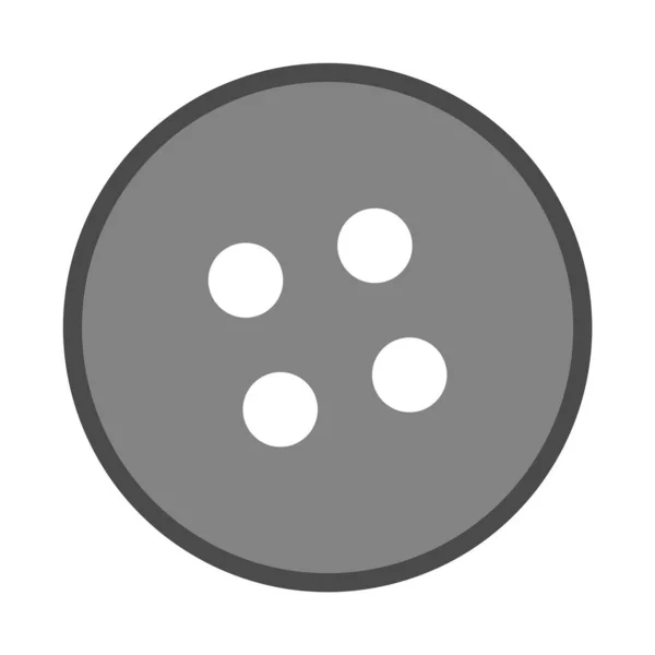 ボタンアイコントレンディスタイル絶縁された背景 — ストックベクタ