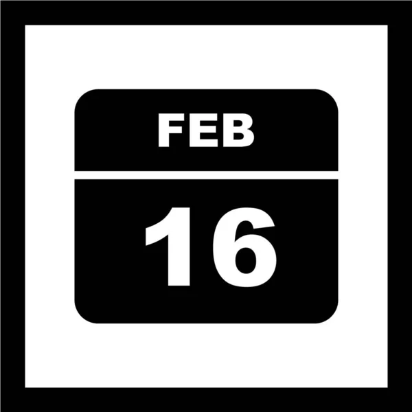 Illustratie Met Een Kalender Voor Datum — Stockvector