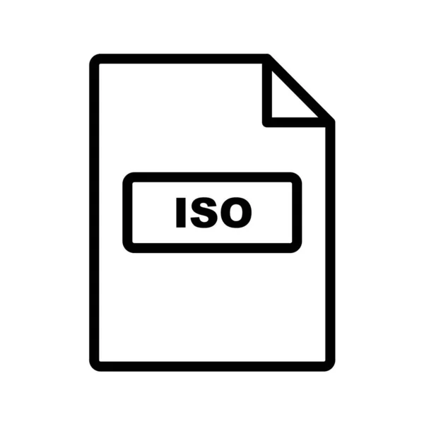 Icon Dateiformat Vektorillustration — Stockvektor