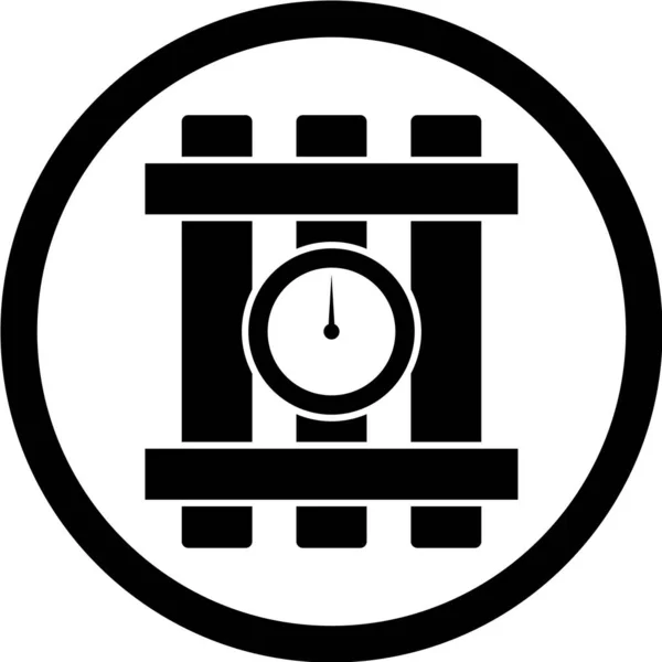 Alarm Clock Icon Vector Illustration — Stock Vector