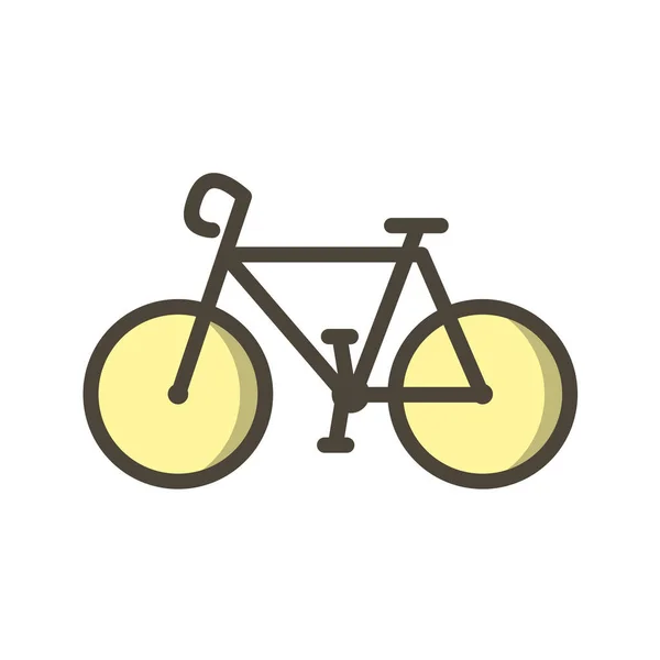 Fahrradsymbol Vektorillustration — Stockvektor