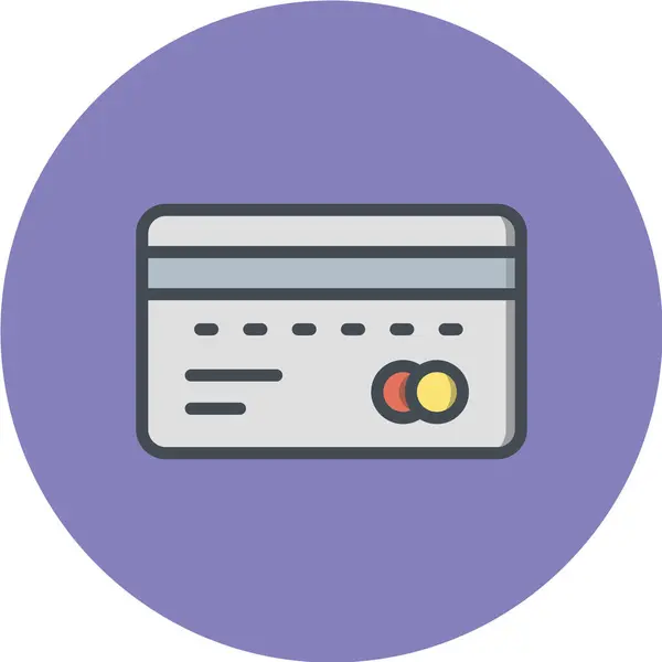 Compras Icono Vector Plano — Archivo Imágenes Vectoriales