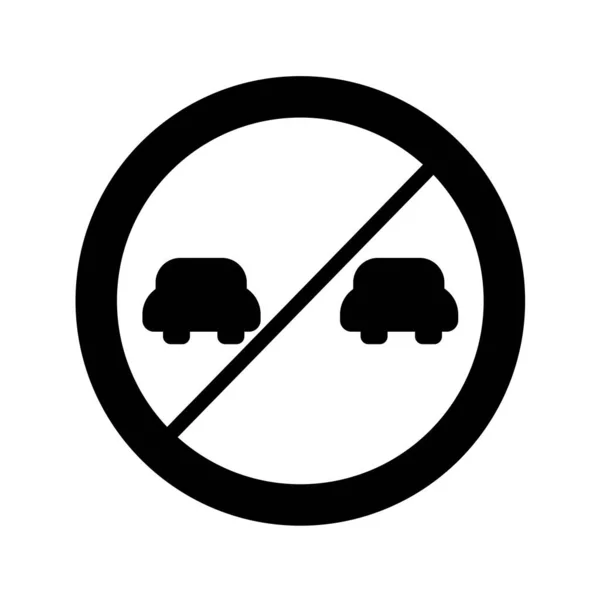 Pictogram Verkeersbord Vectorillustratie — Stockvector