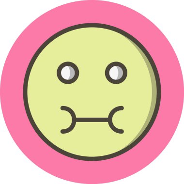 Hasta Emoji Simgesi Moda Tarzı İzole Arkaplan