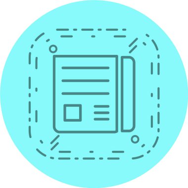 Modern eğitim ikonunun vektör illüstrasyonu