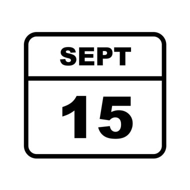 Takvim simgesinin vektör illüstrasyonu 