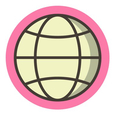 Modern simgenin vektör illüstrasyonu