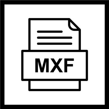 dosya biçimi simgesi, vektör illüstrasyonu