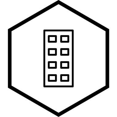 Gıda Web ikonu vektör illüstrasyonu 