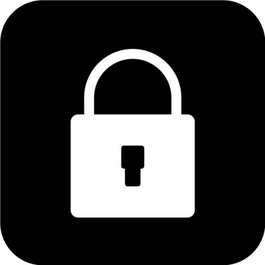 Modern b 'nin vektör illüstrasyonu simge kilidinden yoksun