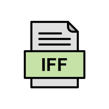 dosya biçimi simgesi, vektör illüstrasyonu