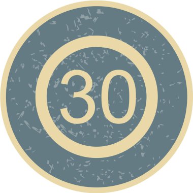 Yol simgesi, vektör illüstrasyonu